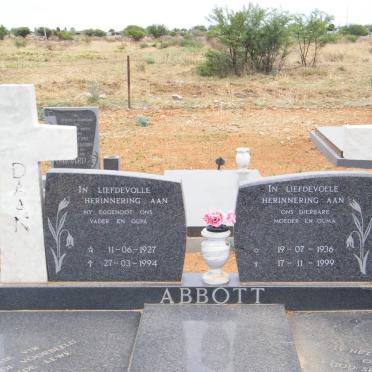 ABBOTT Daan 1927-1994 &amp; Henna 1936-1999