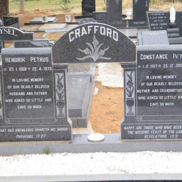 CRAFFORD Hendrik Petrus 1908-1978 &amp; Constance Ivy 1917-2006