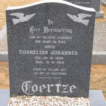 COERTZE Cornelius Johannes 1888-1968