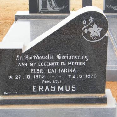 ERASMUS Elsie Catharina 1902-1976