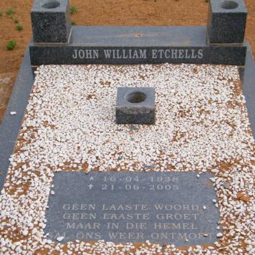 ETCHELLS John William 1938-2005