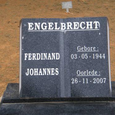 ENGELBRECHT Ferdinand Johannes 1944-2007