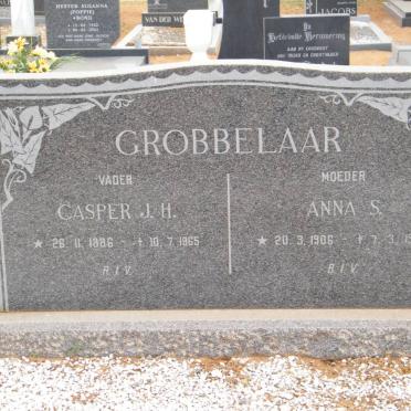 GROBBELAAR Casper J.H. 1886-1965 &amp; Anna S. 1906-1991