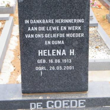 GOEDE Helena H., de 1913-2001