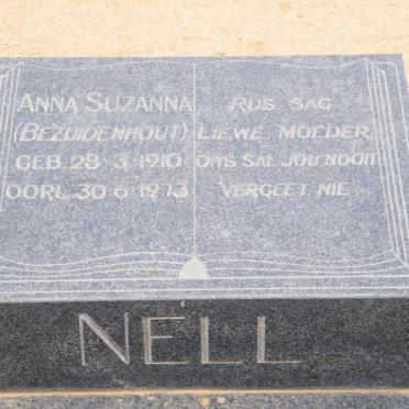NELL Anna Suzanna nee BEZUIDENHOUT 1910-1973