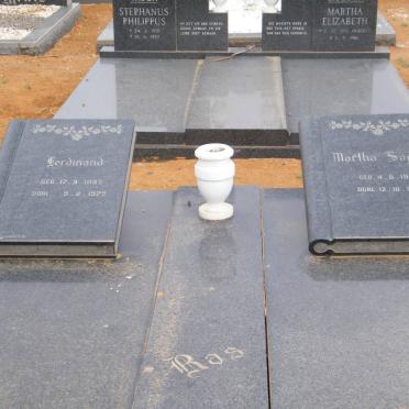 RAS Ferdinand 1893-1979 &amp; Martha Sophia 1894-1975