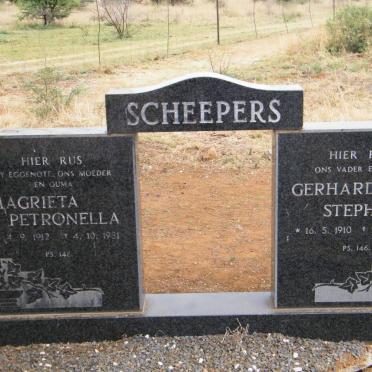 SCHEEPERS Gerhardus Stephanus 1910-1996 &amp; Magrieta Petronella 1912-1981