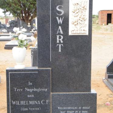 SWART Wilhelmina C.F. nee VENTER 1911-1976