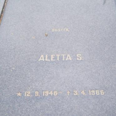 WESTHUIZEN Aletta S., v.d. 1946-1966