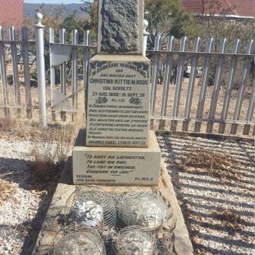 ROOS Christina M. nee SCHOLTZ 1880-1929 :: ROOS Johannes Daniel 1922-1922