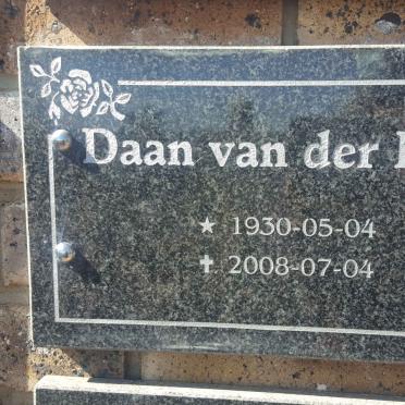 BERG Daan, van der 1930-2008