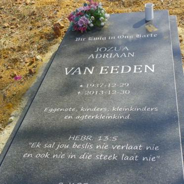 EEDEN Jozua Adriaan, van 1937-2013
