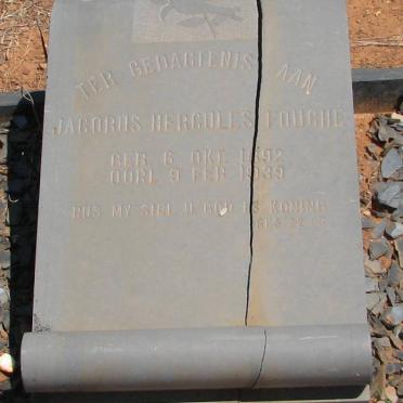 FOUCHE Jacobus Hercules 1892-1939