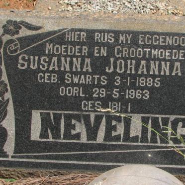 NEVELING Susanna Johanna nee SWARTS 1885-1963