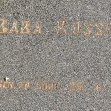 ROSSOUW Baba 1966-1966