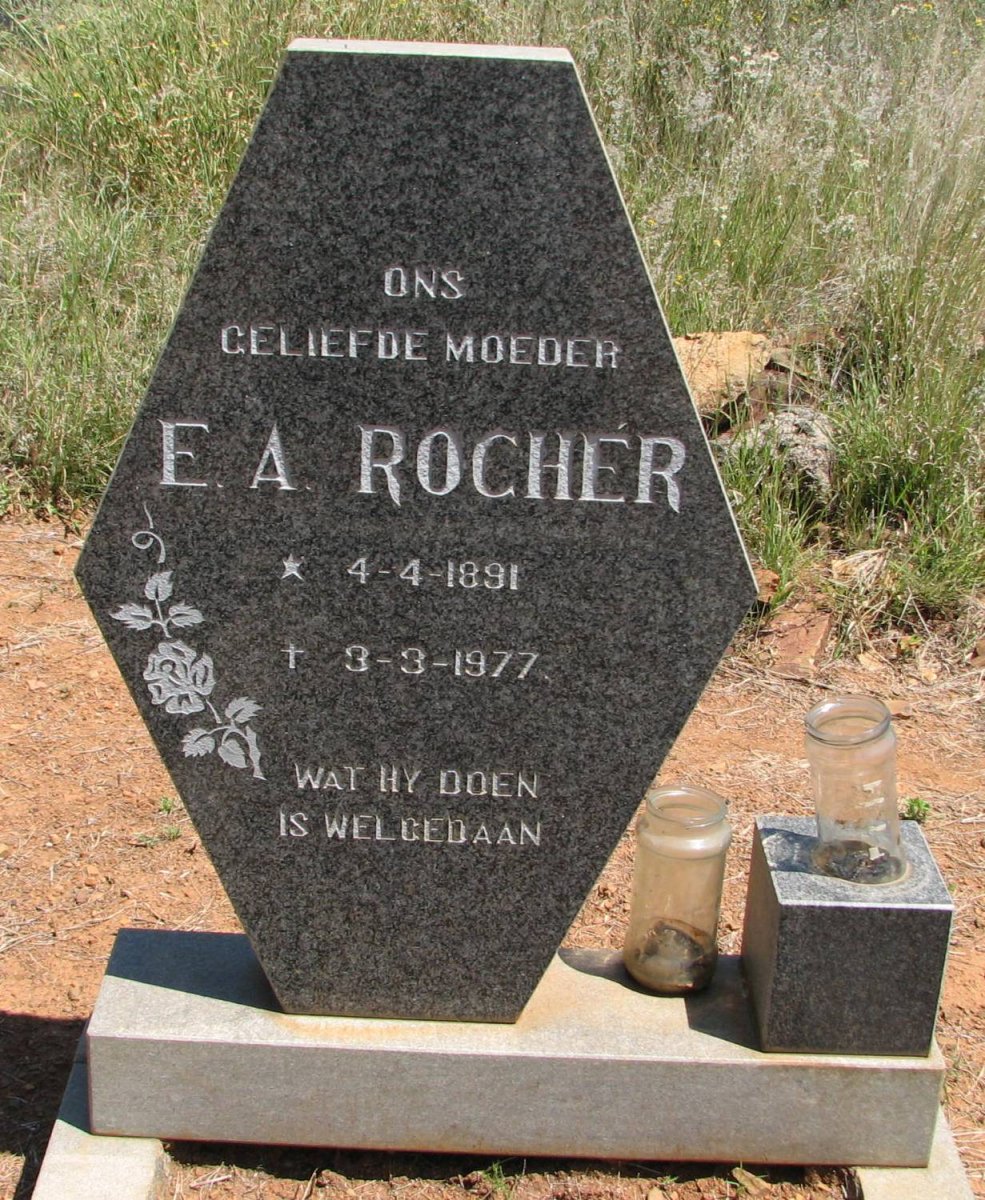 ROCHER E.A. 1891-1977