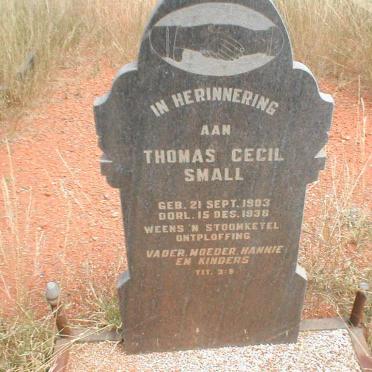 SMALL Thomas Cecil 1902-1938
