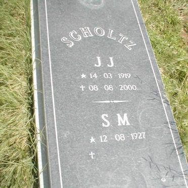 SCHOLTZ J.J. 1919-2000 &amp; S.M. 1927-??