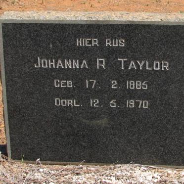 TAYLOR Johanna R. 1885-1970
