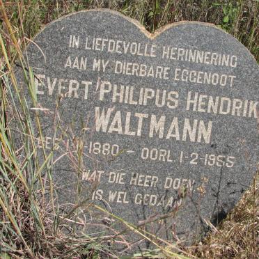 WALTMANN Evert Philipus Hendrik 1880-1955