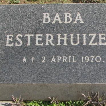 ESTERHUIZEN Baba 1970-1970