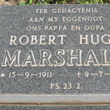 MARSHALL Robert Hugh 1911-1983