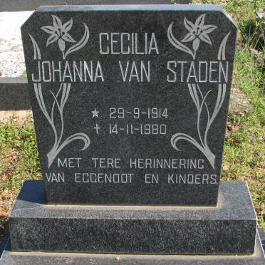 STADEN Cecilia Johanna, van 1914-1980