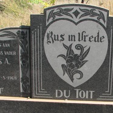 TOIT Francois A., du 1887-1968 &amp; Johanna P. PRINSLOO 1889-1974