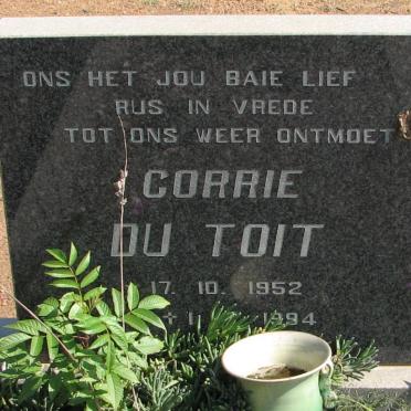 TOIT Corrie, du 1952-1994
