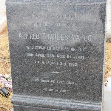 MALLO Alfred Charles 1904-1968