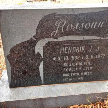 ROSSOUW Hendrik J.J. 1932-1972
