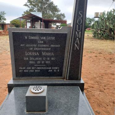 SOUMAN Louisa Maria nee VILJOEN 1917-1971