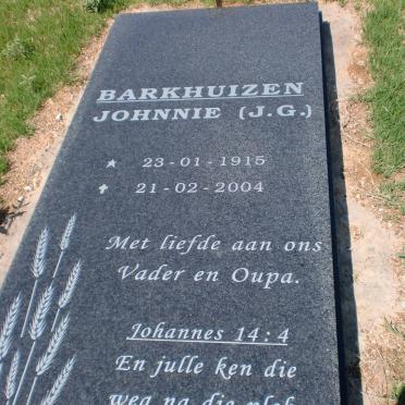 BARKHUIZEN J.G. 1915-2004