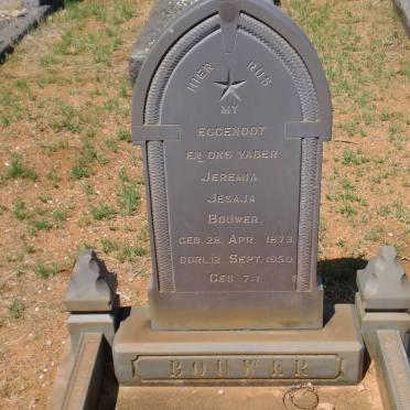 BOUWER Jerimia JesaJa 1873-1950