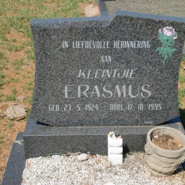 ERASMUS Kleintjie 1924-1995