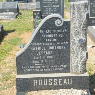 ROUSSEAU Gabriel Johannes Jeremia 1918-1967