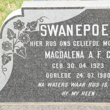 SWANEPOEL Magdalena A.F.C. 1923-1980