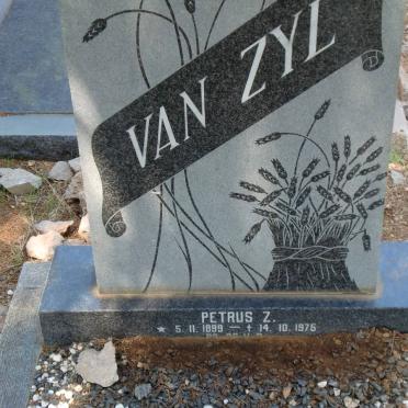 ZYL Petrus Z., van 1899-1975