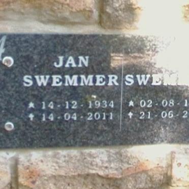 SWEMMER Jan 1934-2011 &amp; ? 1941-2005