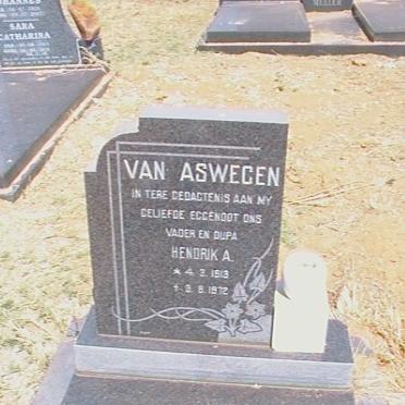 ASWEGEN Hendrik A., van 1913-1972