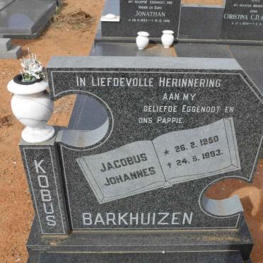 BARKHUIZEN Jacobus Johannes 1950-1993
