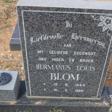 BLOM Hermanus Louis 1944-1980