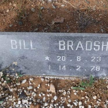 BRADSHAW Bill 1923-1978