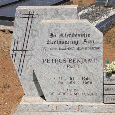 BESTER Petrus Benjamin 1964-2000