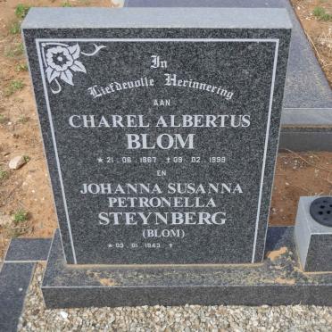 BLOM Charel Albertus 1967-1999 :: STEYNBERG Johanna Susanna Petronella voorheen BLOM 1943-