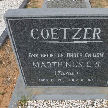 COETZER Marthinus C.S. 1906-1987