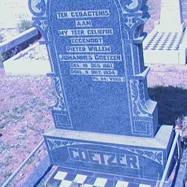 COETZER Pieter Willem Johannes 1861-1934