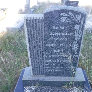DAUTH Jacobus Petrus 1902-1963