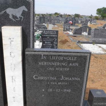 FOURIE Wilhelmus Lodewikus 1941-1992 &amp; Christina Johanna VAN BREDA 1948-
