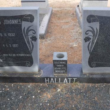 HALLATT Jacobus Johannes 1932-1977